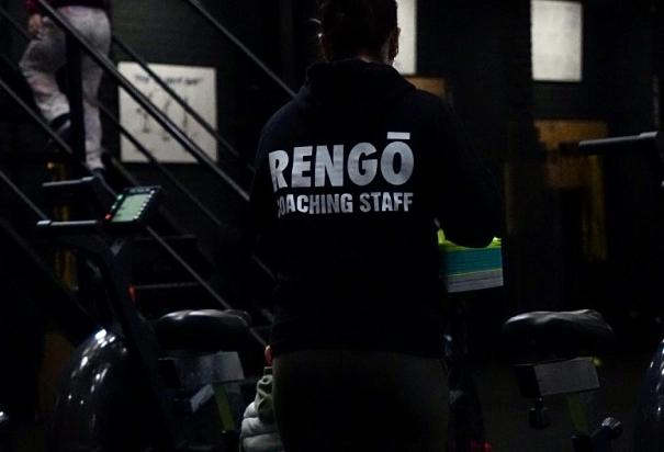 coach with rengo hoodie